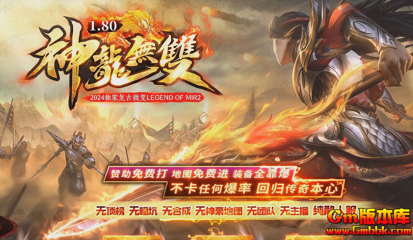 [Gm版本库]2025年6月神龙无双单职业传奇服务端|遗落战界|万古兽山|Gom引擎